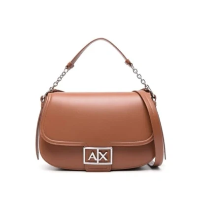 Image of Armani Exchange Borsa Tracolla Handbag, Women&#039;s, Size: One Size, Whisky