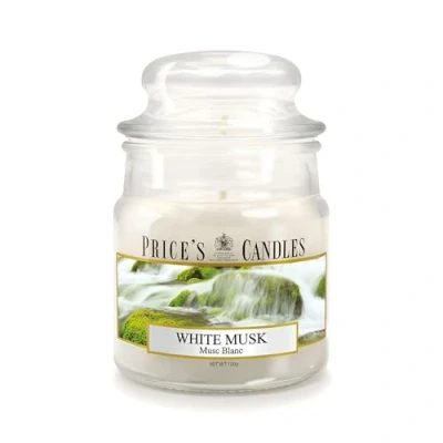 Image of Price&#039;s Candles Little Jar Candle, White Musk (Fragrance Range)