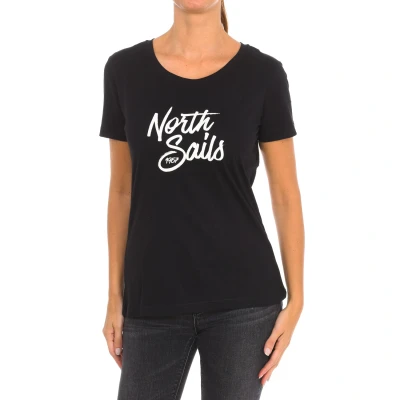 Image of North Sails Womens Short sleeve t shirt 9024300 women Black Size Medium