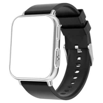 Image of DigiKuber Replacement Watch Strap compatible with ECG Smartwatch TK10 TK12 Tk20 TK22 TK25 FSSB, Waterproof Band for all 22mm Width Smartwatches, 25cm Length (Black, TPU Black)