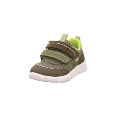 Image of Superfit Boys Sport7 Mini Sneaker, Green Light 7000, 1 UK Wide