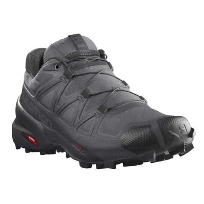 Image of SALOMON Men&#039;s Speedcross 5 Trail Running Shoe, Magnet Black Phantom, 8.5 UK