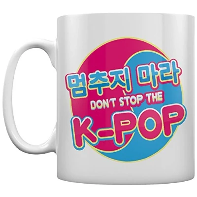 Image of Grindstore Don&#039;t Stop the K Pop Mug for Tea or Coffee White