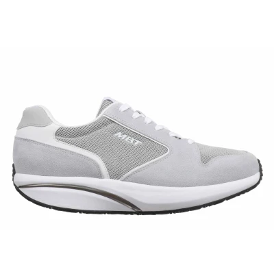Image of MBT 1997 Classic II Casual Trainers for Men. Modern Style. Anatomical and Comfortable Trainers. Physiological Footwear. Comfort Stability with Curved Sole. Lace up Sneakers. Colour: Grey