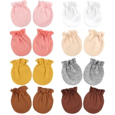 Image of DRESHOW Newborn Baby Mittens Infant Gloves No Scratch Cotton for 0 6 Months
