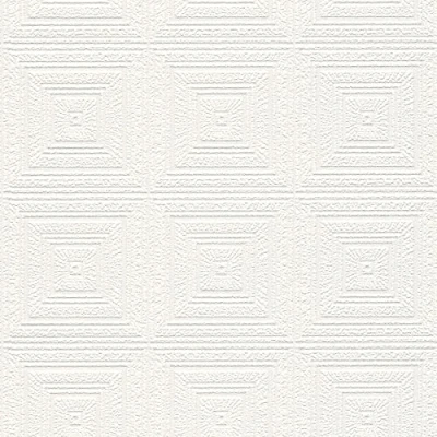 Image of A.S. Création Meander 664013 6640 13 Structured Profile Wallpaper 10.05 m x 0.53 White