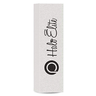 Image of Pure Nails Halo Elite Single White Block 120 Grit