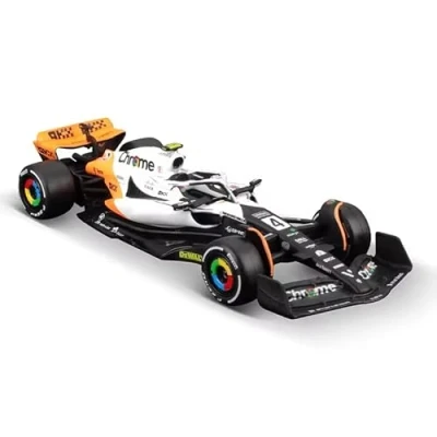Image of HTLNUZD Bburago 1:43 2023 F1 McLaren MCL60#4 Monaco GP Lando Norris Alloy Racing Car 1/43 Formula One Model Die Cast Adult Collection Vehicles Gift (Color box version)
