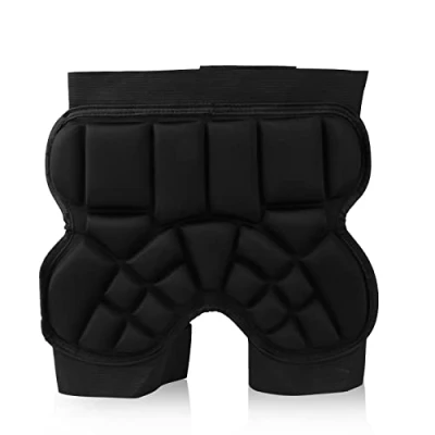 Image of GAESHOW EVA Hip Protective Padded Shorts for Kids, Children Roller Skating Butt Pad Anti‑Drop Protection Cushion Sports Guard Snowboard Skiing Cycling Biking
