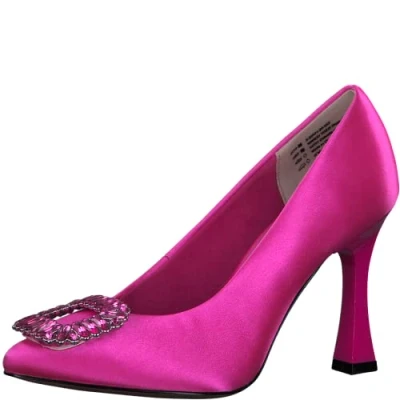 Image of MARCO TOZZI Women&#039; 2 22421 20 Pump, Pink Satin, 6 UK