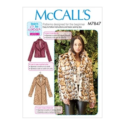 Image of McCalls Sewing Pattern M7847 Misses&#039; Coats
