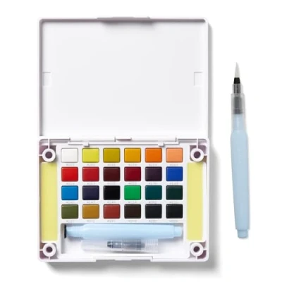 Image of Sakura Koi aquarel box 24 napjes met brush