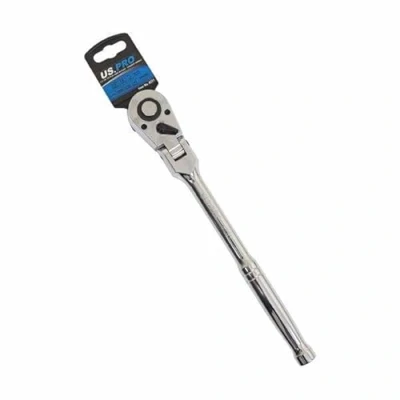 Image of US PRO Tools 1/2&quot; DR 72T Flexi Head Ratchet with Straight Handle 4231