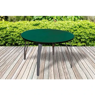 Image of Bosmere All weather Round Table Top Cover 4/6 Seat, Green