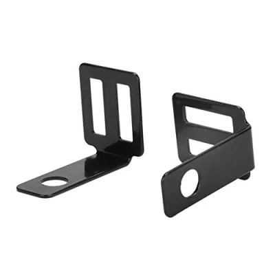 Image of Qiilu Universal Metal Motorcycle Rear Turn Signal Light Mounting Bracket Lamp Holder(black)