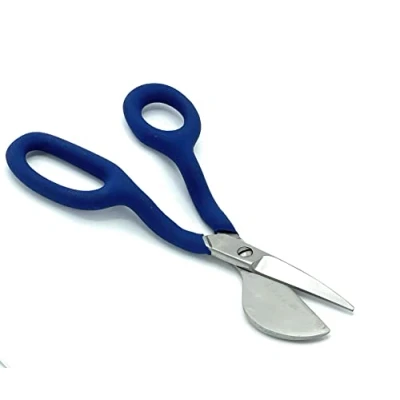 Image of CCA Napping Duckbill 7 inch Carpet Pile Scissors Blue