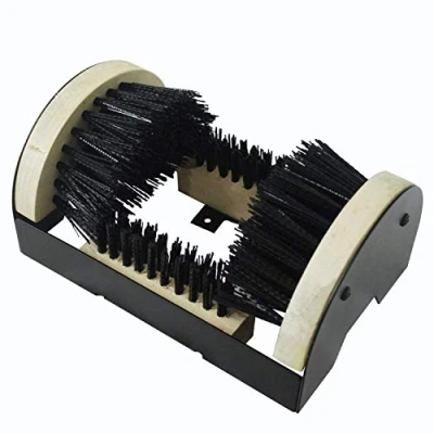 Image of KCT Work Boot Cleaner Heavy Duty Bristles Scrubber Shoe Brush Scraper Outdoor