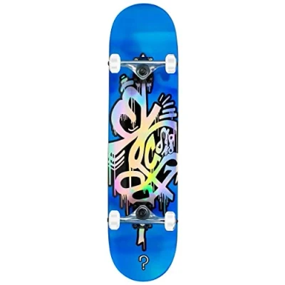Image of Enuff Skateboards Hologram Skateboard Board, Unisex Adults, Blue (Blue), One Size