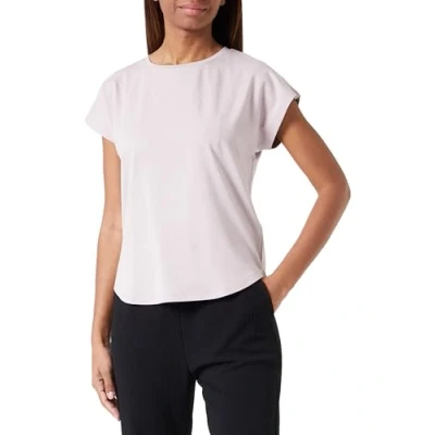Image of Dagi Women&#039;s Basic Low Sleeve Everfresh Crew Neck Regular T Shirt, Light Lilac, S