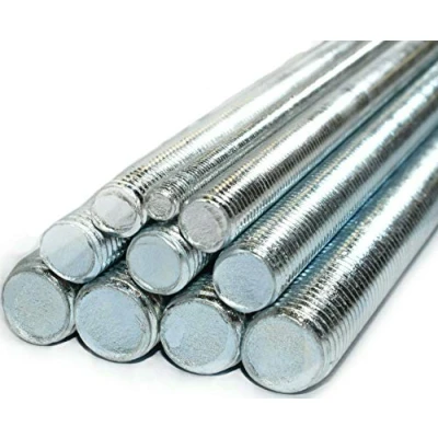 Image of M8 M10 M12 M16 x 300mm 10 Pack Zinc BZP Fully Threaded Metric Stud Bar Rod