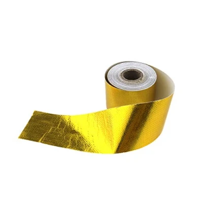 Image of D2D Heat Shield Wrap Tape Car Intake Intercooler Pipe Reflective Insulation