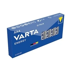 Image of Varta Energy AAA Batteries (Pack of 10) 4103229410