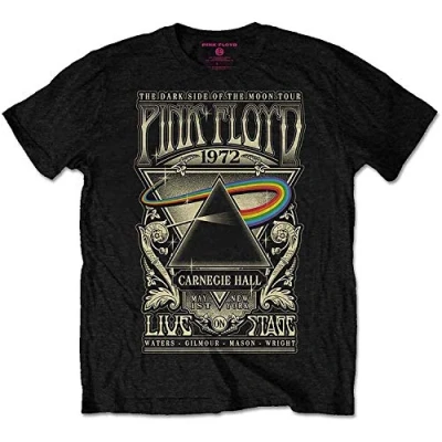 Image of Pink Floyd Kids T Shirt Carnegie Hall Poster Black