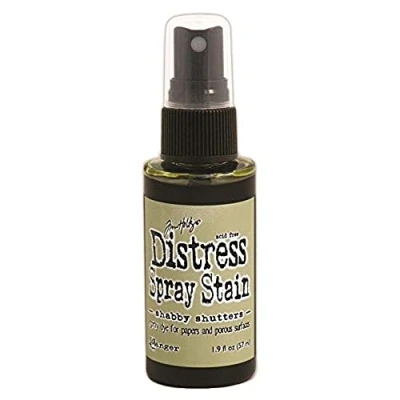 Image of Ranger Distress Spray Stain 1.9oz Shabby Shutters,