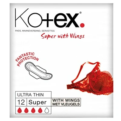Image of Kotex Ultra Thin Super Towels (Pack of 12)