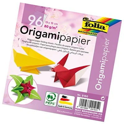 Image of Folia 9160 Folding Origami Paper 19 x cm 96 Sheets