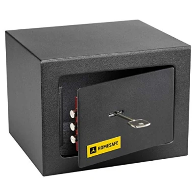 Image of Homesafe HV15K Safe Key lock, 15x20x17cm (HxWxD), Carbon Satin Black