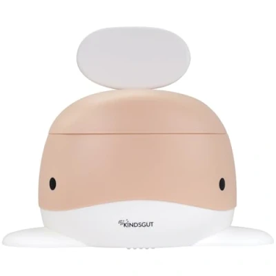 Image of Kindsgut Potty Training Seat in Whale Design, Suitable for All Toilet Shapes Non Slip seat, Peach