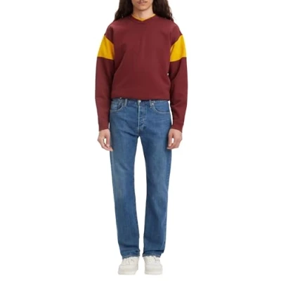 Image of Levi&#039;s Men&#039;s 501 Original Fit Jeans, Best of Love Adv, 29W / 32L