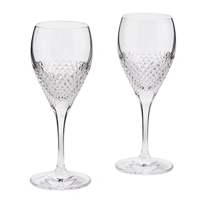 Image of Vera Wang Diamond Mosaic Goblet, Set of 2