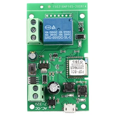 Image of WiFi Smart Switch Inching Self Locking Relay Module be Applied to Access Control DIY Garage Door Opener
