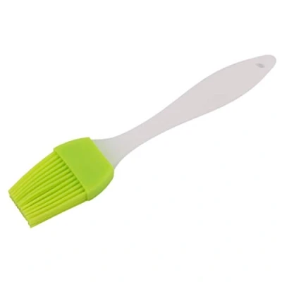 Image of Green Silicone Pastry Basting Brush for Kitchen Baking Cooking and Glazing
