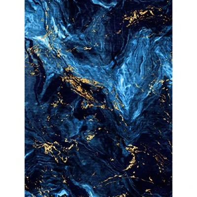 Image of Wee Blue Coo Abstract Dark Gold Swirl Large Wall Art Print Canvas Premium Poster