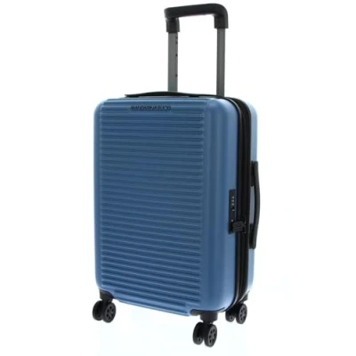 Image of Mandarina Duck Tank Case Trolley Cabin EXP, China Blue, Standard Size, Linea iconica di in policarbonato