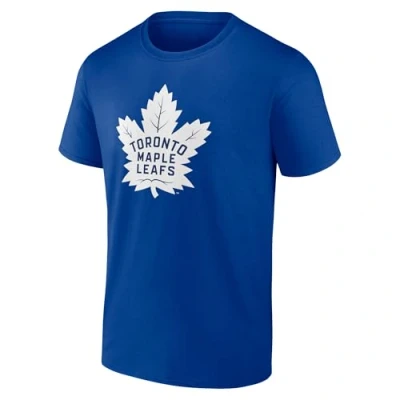 Image of NHL Toronto Maple Leafs Value Primary Grapic Logo T Shirt royal blue, XXXL