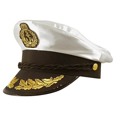 Image of HAT CAPTAIN SATIN ADULT