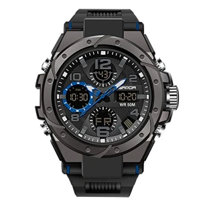 Image of RORIOS Mens Sports Watches Waterproof Digital Watch with Alarm Timer Multifunction Luminous Wristwatches for Boy Men Electronic Men&#039;s