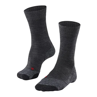 Image of 1 Pair Asphalt TK2 Medium Volume Ergonomic Cushioned Trekking Socks Ladies 7 8 Falke