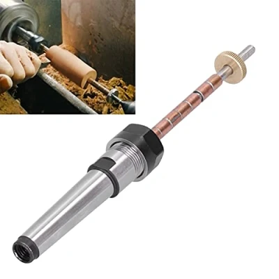 Image of Pen Turning Mandrel, Wood Lathe Parts #2 Morse Taper Revolving Centre for Woodworking Lathes