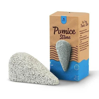 Image of NIMXY Pumice Stone for Feet and Hands 1 Pc Hard Skin Remover Foot Scrubber Dead Removal Natural File Callus Exfoliation (Grey)
