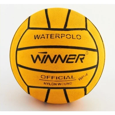 Image of Winner Water Polo Ball. Yellow design. Size 4