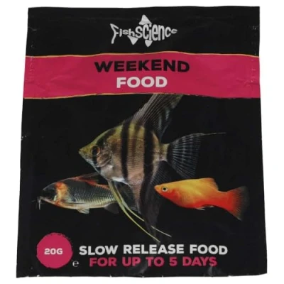 Image of FishScience Weekend Food 20g Holiday Fish Slow to Disolve Tropical