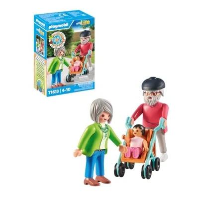 Image of PLAYMOBIL grandparents with baby