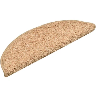 Image of vidaXL Stair Mats 30 pcs Gold 56x17x3 cm