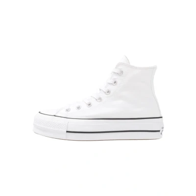 Image of Converse Chuck Taylor ALL STAR LIFT Hightop trainers, Women&#039;s, Size: 7, White/black shoes
