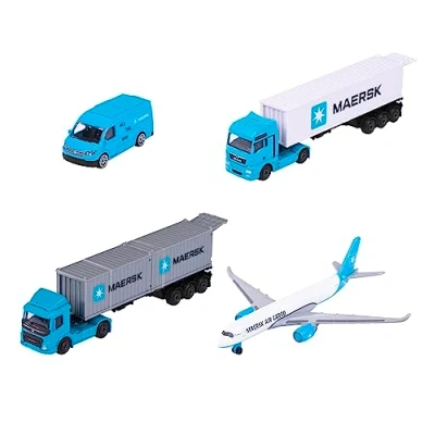 Image of Majorette 212057289 Maersk Transport Fahrzeug Toy Vehicles